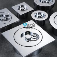 Round and square swimming pool floor drains, all-copper hot spring bath tub water inlet valve, pool 